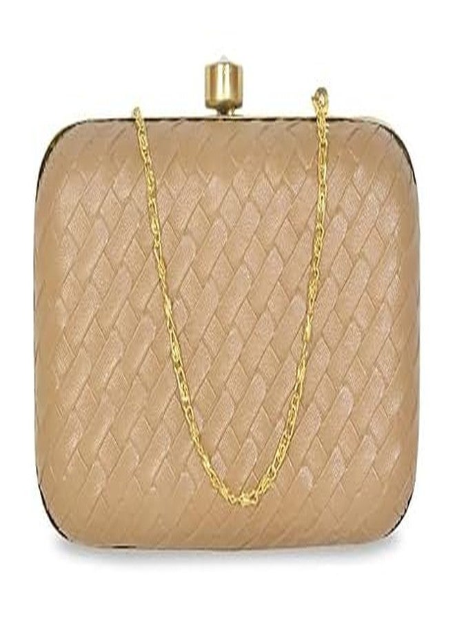 DUCHESS Women Gold Clutch - Image 1